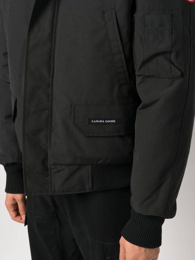 Canada Goose Bomberjack met capuchon Zwart