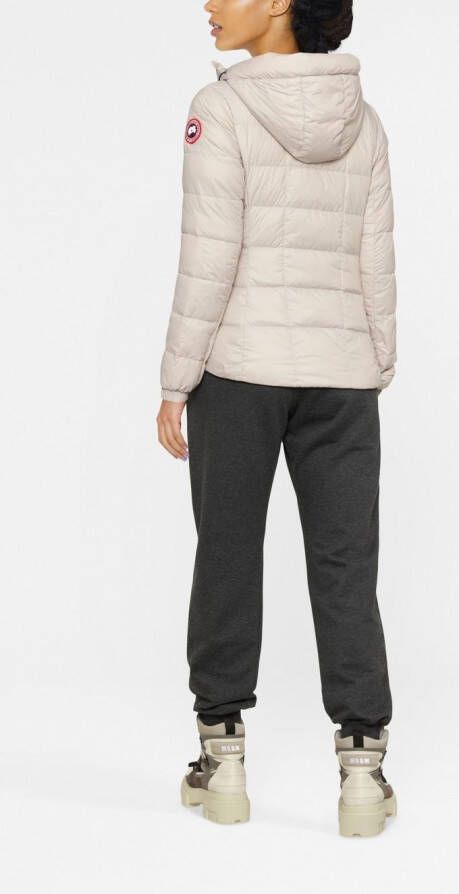 Canada Goose Donsjack met logopatch Roze
