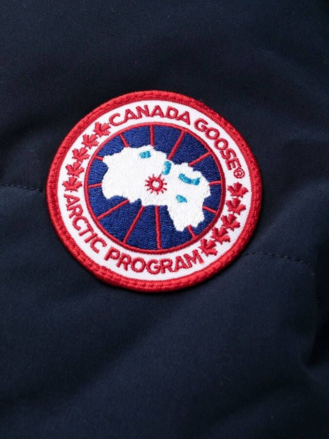 Canada Goose Jas met logopatch Blauw