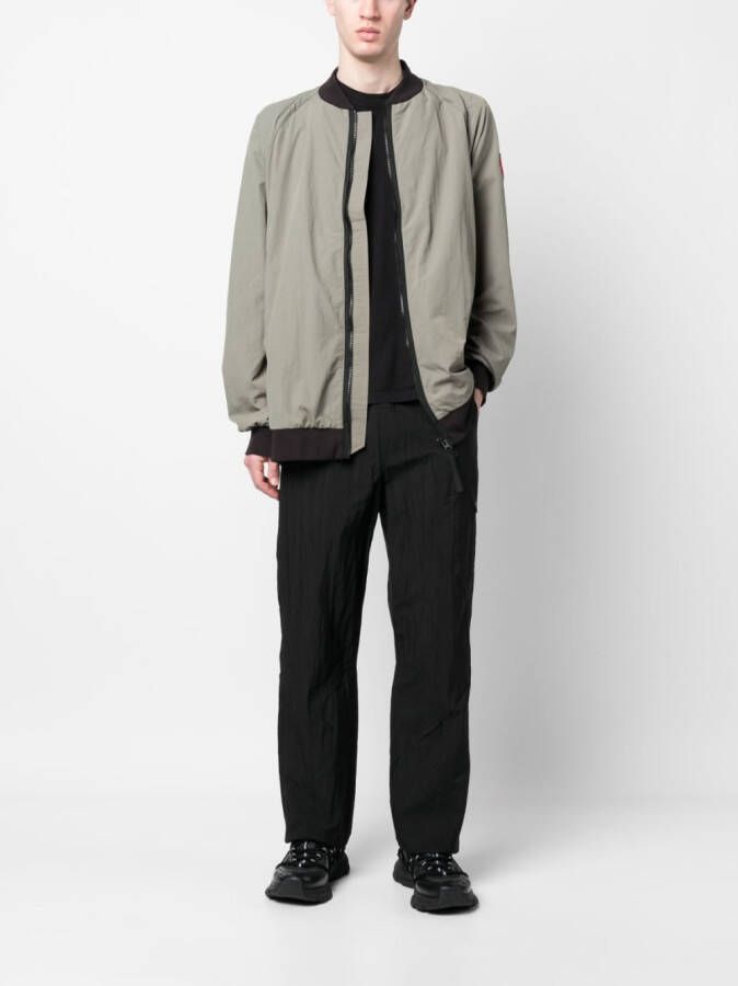 Canada Goose Bomberjack met logopatch Groen