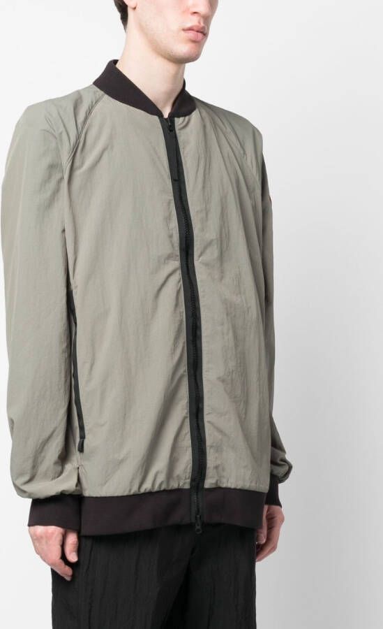 Canada Goose Bomberjack met logopatch Groen