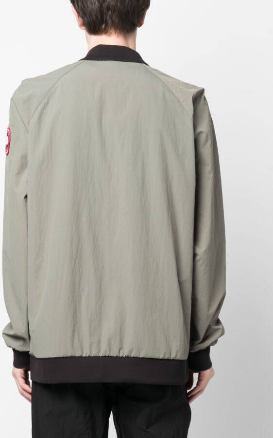 Canada Goose Bomberjack met logopatch Groen