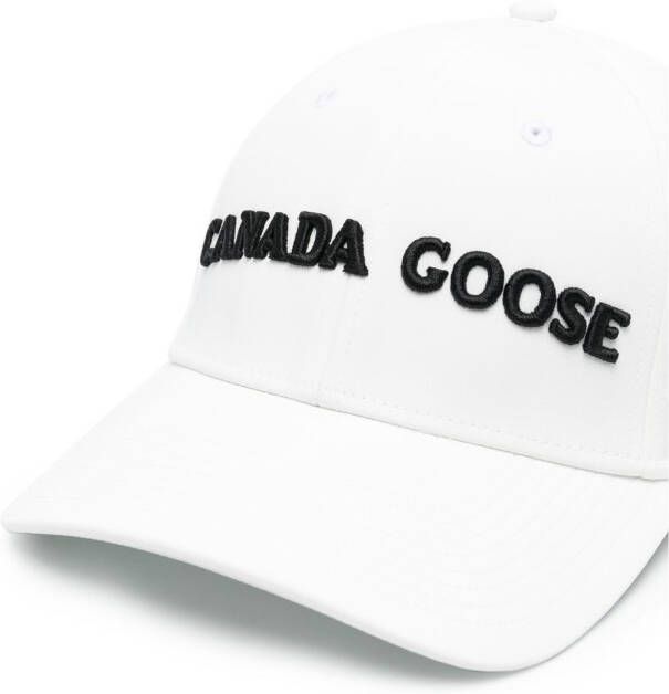 Canada Goose Pet met logo-reliëf Wit