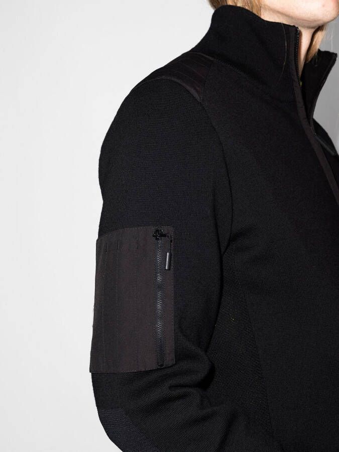 Canada Goose Stormont sweater met halve rits Zwart