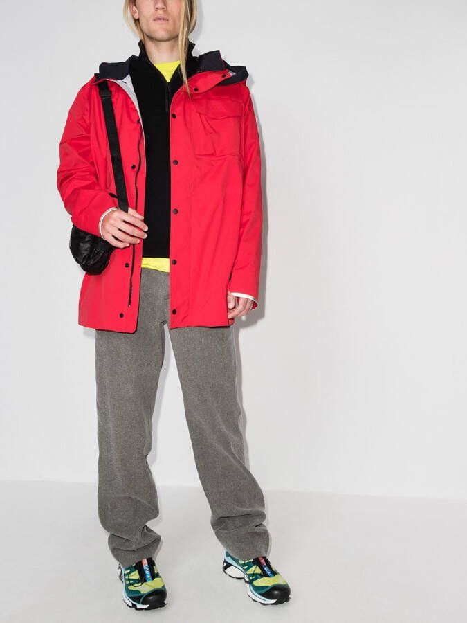 Canada Goose Stormont sweater met halve rits Zwart