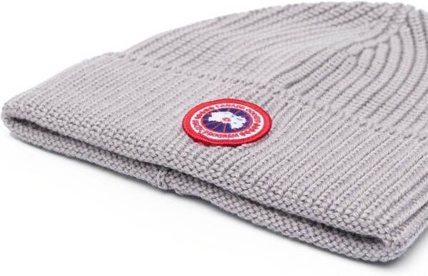 Canada Goose Wollen muts 961 mist grey