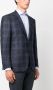 Canali Blazer met enkele rij knopen Blauw - Thumbnail 3