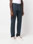Canali Broek met trekkoordtaille Blauw - Thumbnail 3