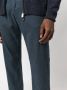 Canali Broek met trekkoordtaille Blauw - Thumbnail 5