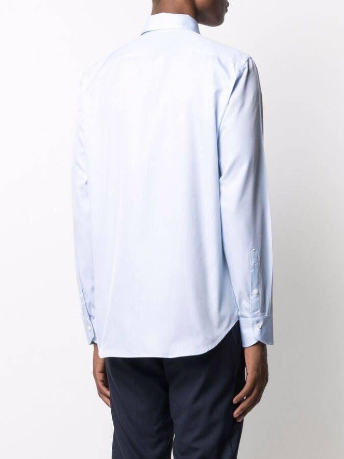 Canali Button-up overhemd Blauw