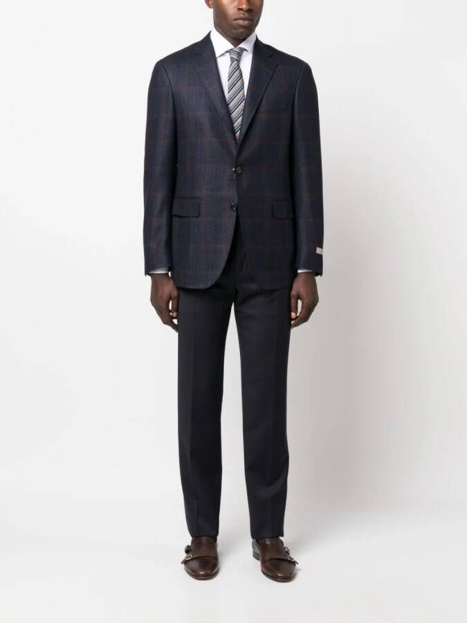 Canali Chino met toelopende pijpen Blauw