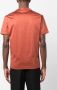 Canali T-shirt met ronde hals Oranje - Thumbnail 4