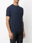 Canali Gebreid T-shirt Blauw - Thumbnail 3