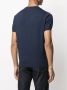 Canali Gebreid T-shirt Blauw - Thumbnail 4