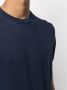Canali Gebreid T-shirt Blauw - Thumbnail 5