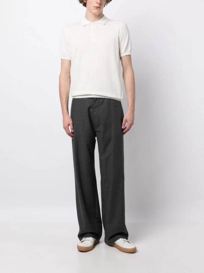 Canali Katoenen poloshirt Wit