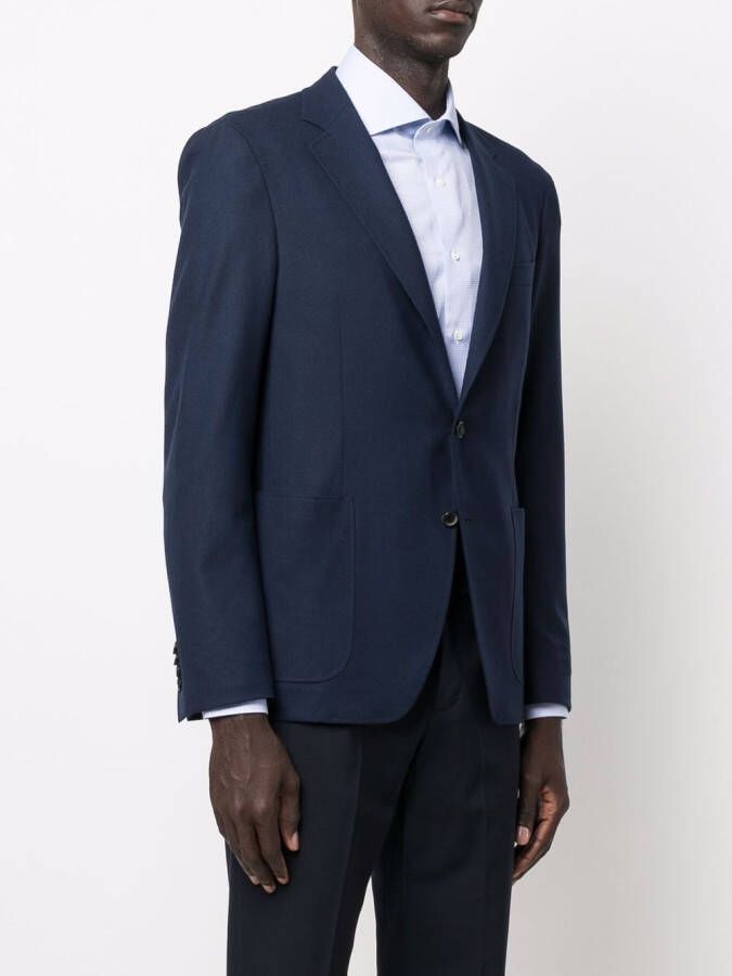 Canali Klassiek colbert Blauw