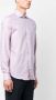 Canali Overhemd met knopen Roze - Thumbnail 3