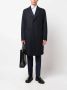 Canali Mantel met enkele rij knopen Blauw - Thumbnail 2
