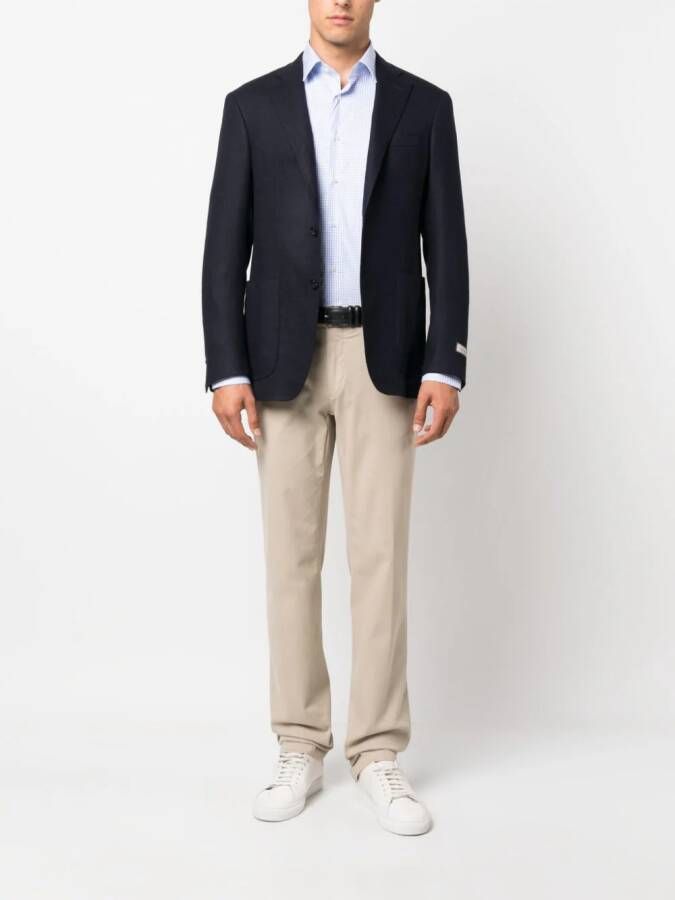 Canali Mid waist chino Beige