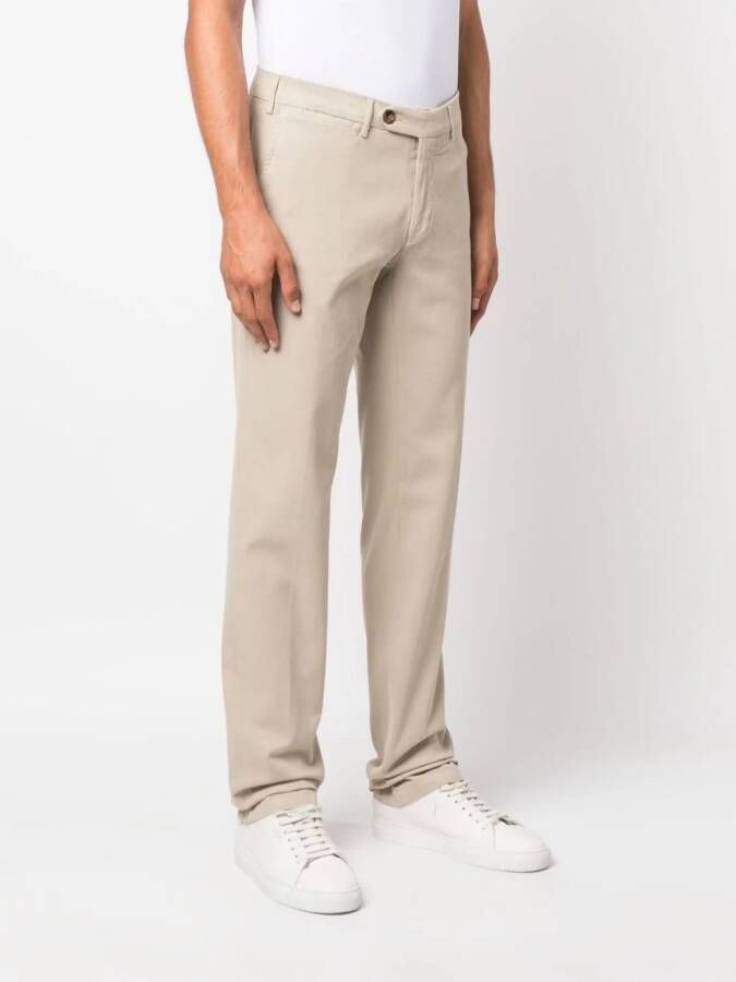 Canali Mid waist chino Beige