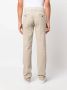 Canali Mid waist chino Beige - Thumbnail 4