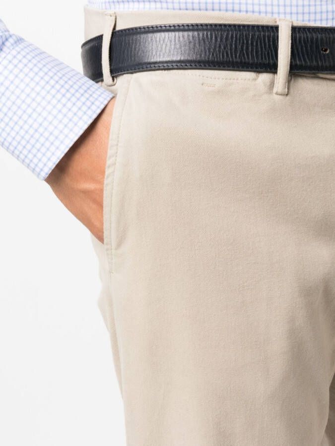 Canali Mid waist chino Beige