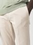 Canali Mid waist pantalon Beige - Thumbnail 5
