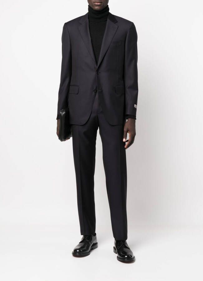 Canali Pak met enkele rij knopen Blauw