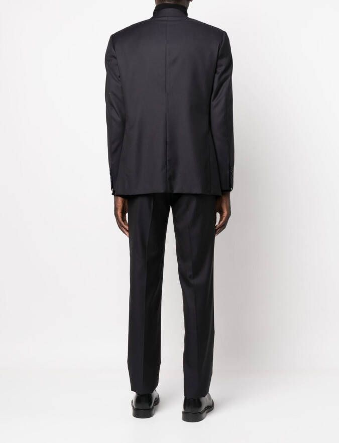 Canali Pak met enkele rij knopen Blauw