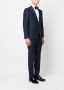 Canali Pak met enkele rij knopen Blauw - Thumbnail 3