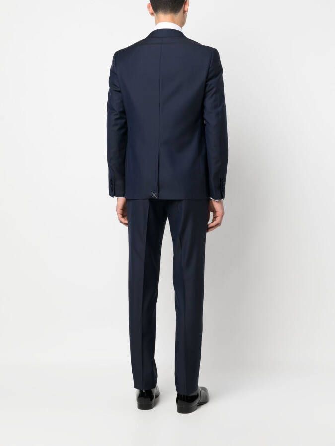 Canali Pak met enkele rij knopen Blauw