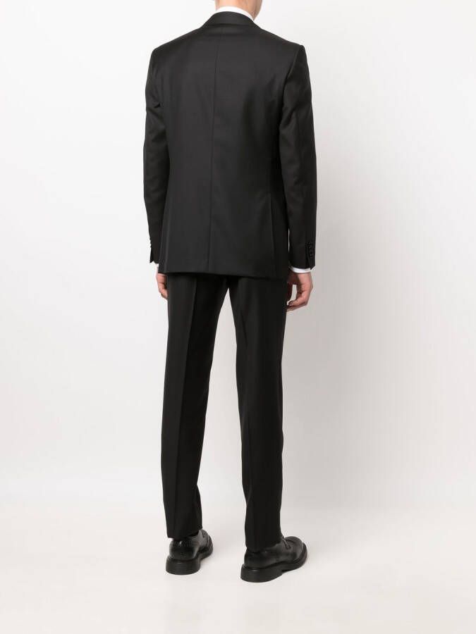 Canali Pak met enkele rij knopen Zwart