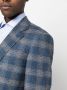 Canali Blazer met enkele rij knopen Blauw - Thumbnail 5