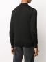 Canali Poloshirt met lange mouwen heren Merino 46 Zwart - Thumbnail 4