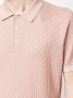 Canali Poloshirt met textuur Roze - Thumbnail 5