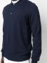 Canali Polotrui met lange mouwen Blauw - Thumbnail 5