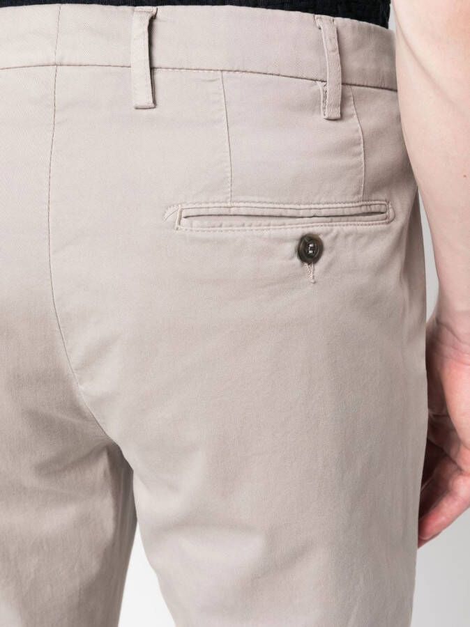 Canali Geplooide chino Grijs