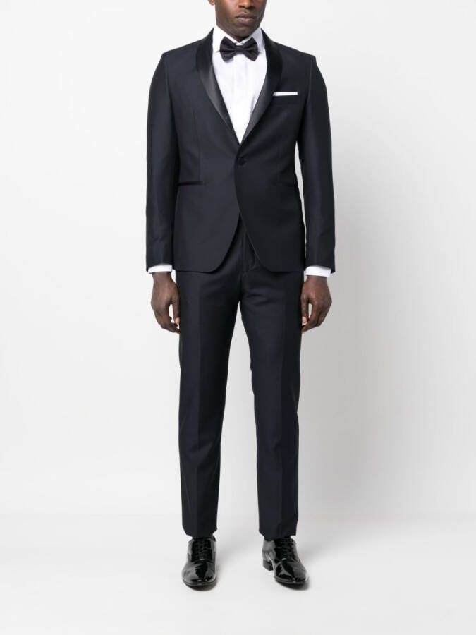 Canali Shirtjack met verborgen sluiting Wit
