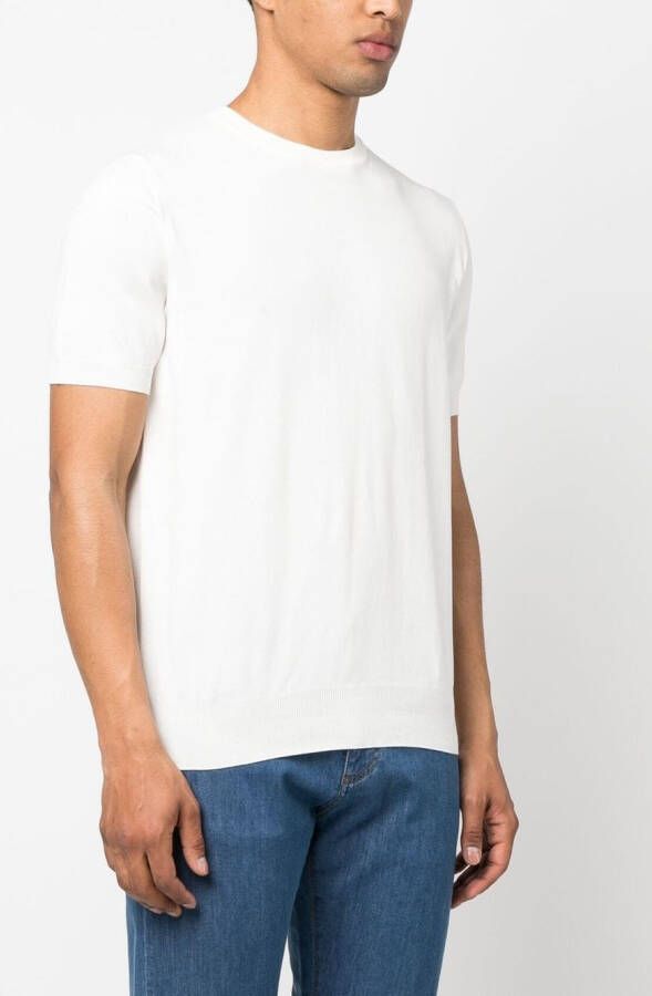 Canali Trui met korte mouwen Wit