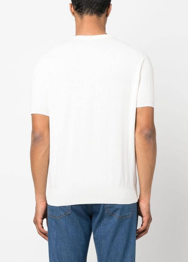 Canali Trui met korte mouwen Wit