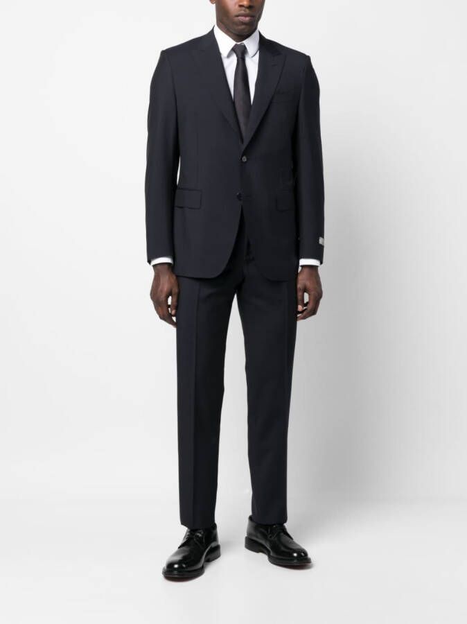 Canali Pak met enkele rij knopen Blauw