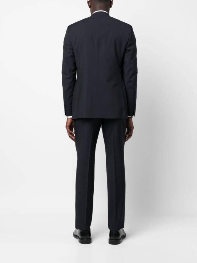 Canali Pak met enkele rij knopen Blauw