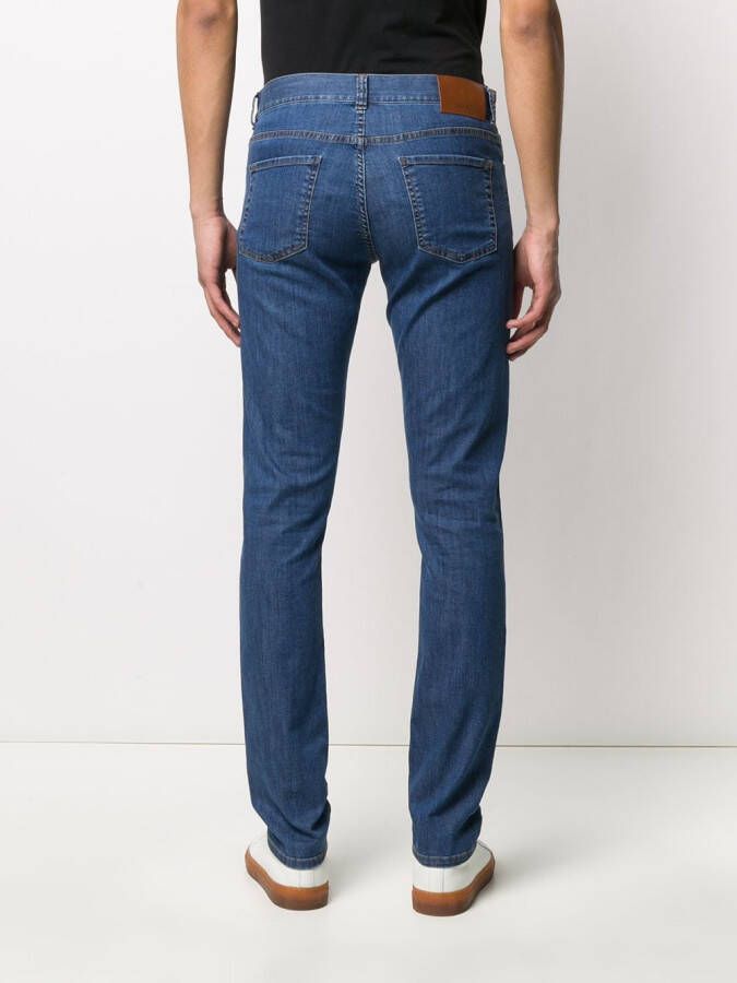 Canali Skinny jeans Blauw
