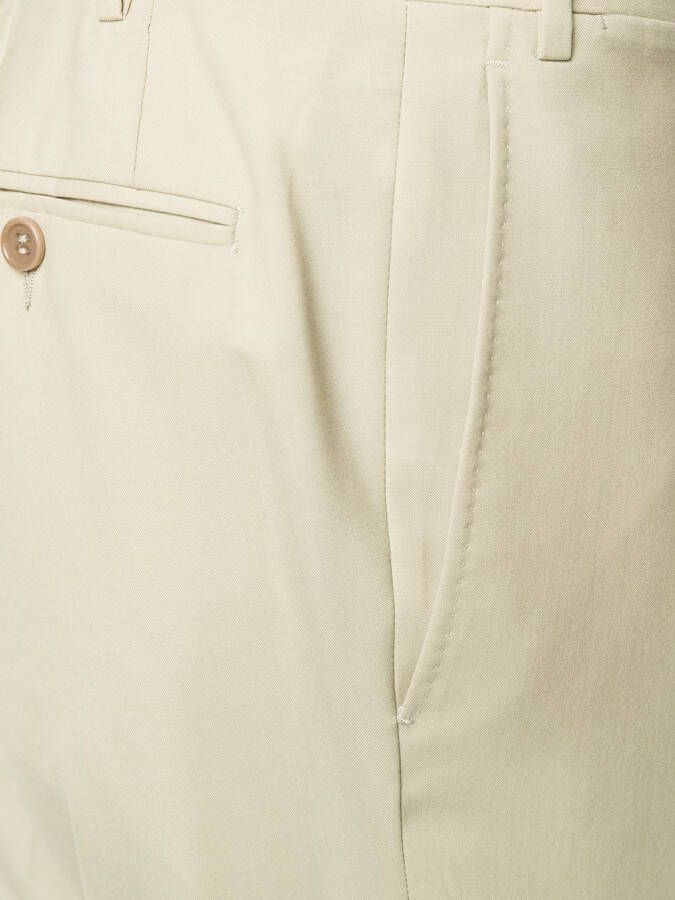 Canali Straight pantalon Beige