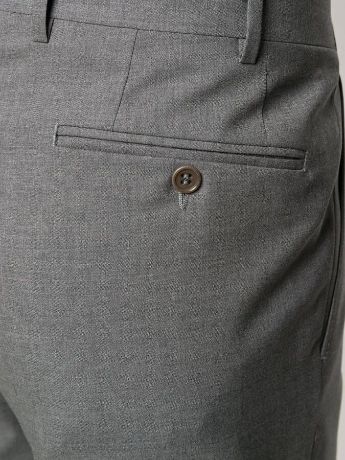 Canali Straight pantalon Grijs