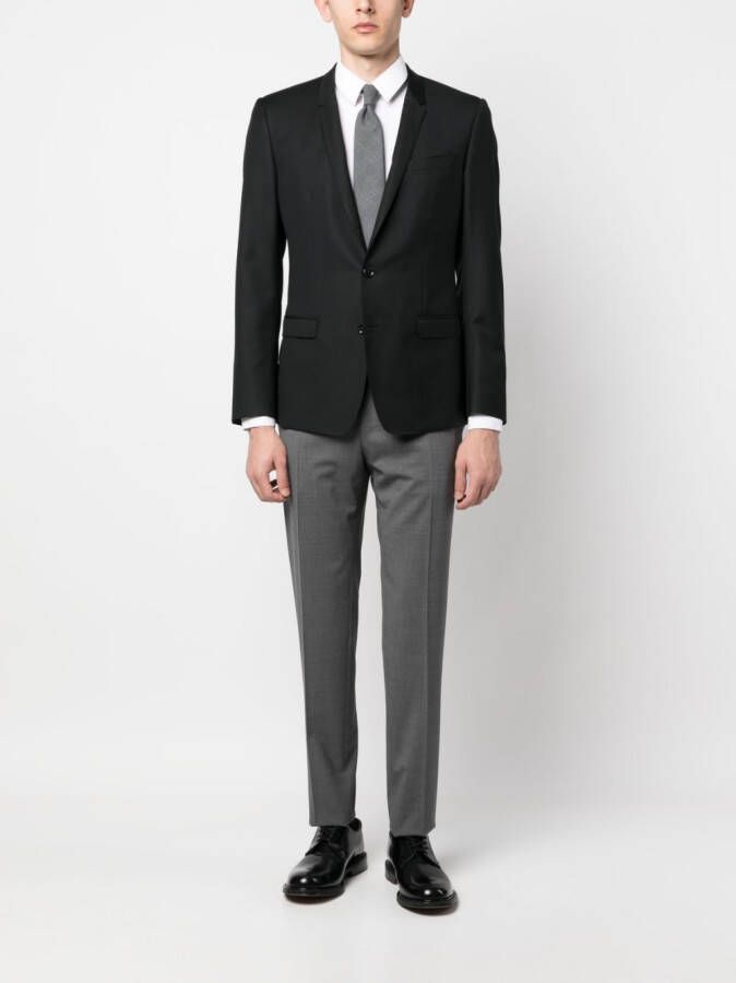 Canali Pantalon van wolmix Grijs