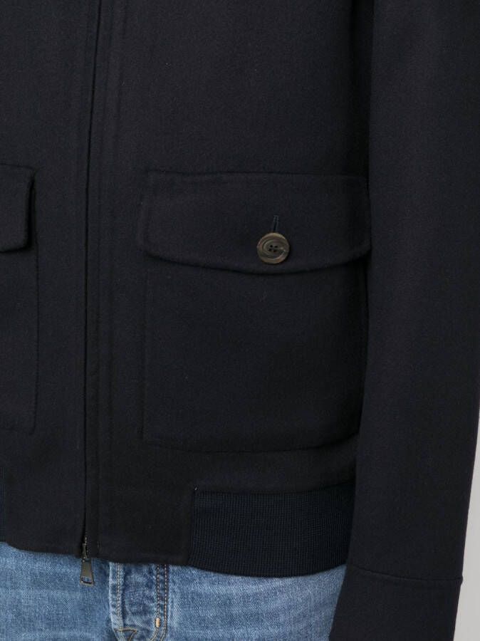 Canali Kasjmier jack Blauw