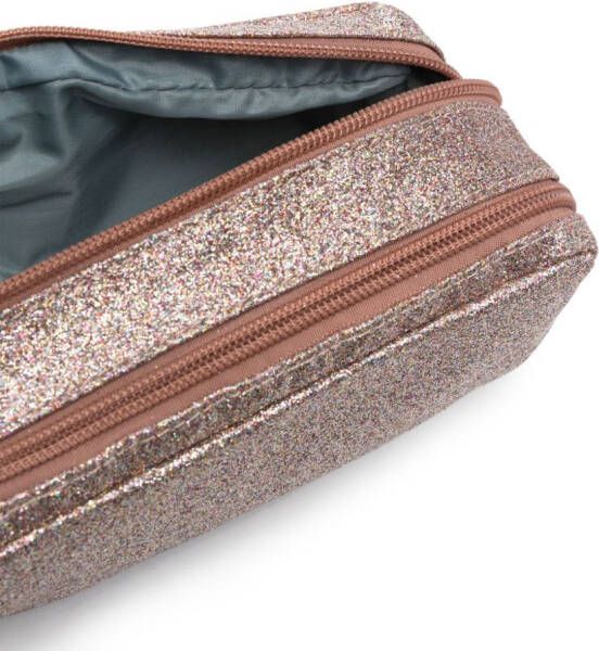 Caramel Tas met glitters Roze