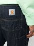 Carhartt WIP Broek met logopatch Blauw - Thumbnail 5